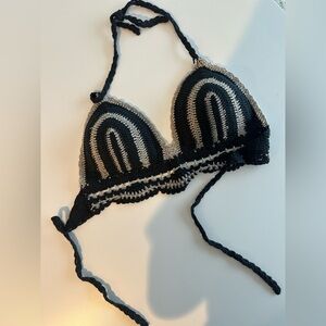 Crochet bikini top